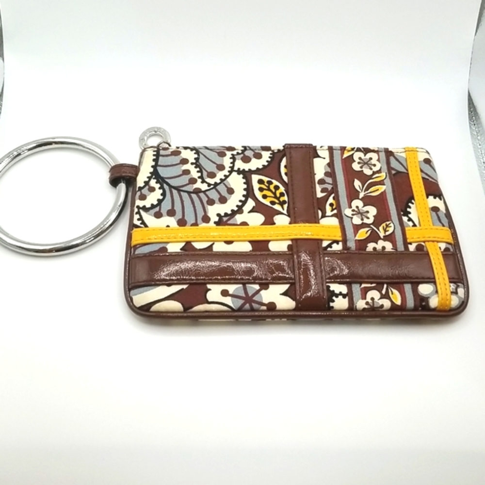 Vera Bradley Slate Blooms Bangle Wristlet Clutch